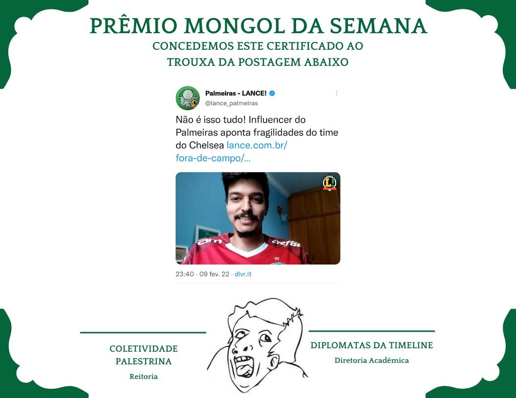 Palmeirenses Falando on X: Sempre tem um mongoloide   / X