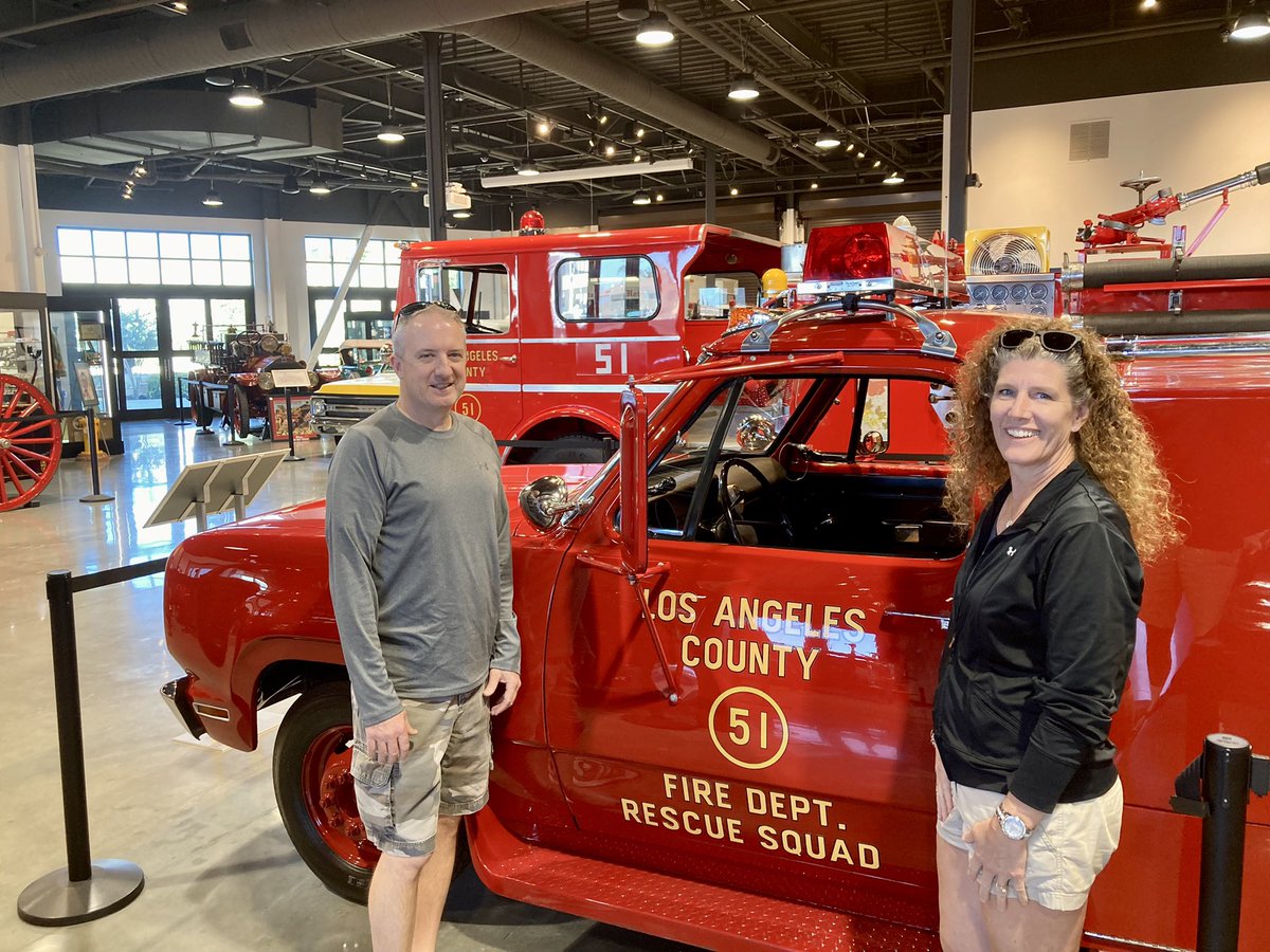 AAFD789's tweet photo. Thank you to Ray, Javier &amp; the rest of the guys @LACoFireMuseum for your hospitality &amp; showing us the beautiful museum. #Brotherhood #EmergencyFan https://t.co/cLaZ8YHZFD