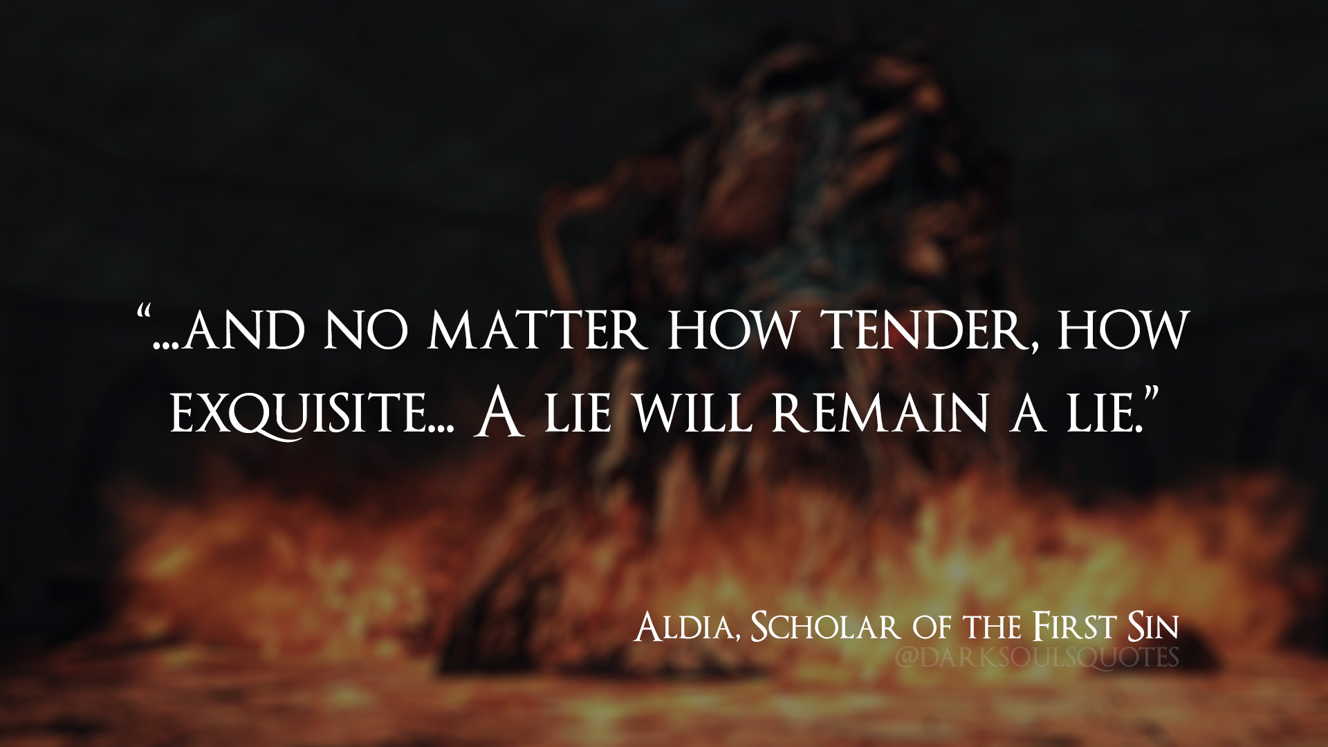 Dark Souls 2: A Lie Will Remain A Lie (Aldia, Scholar of The First Sin  Cover)