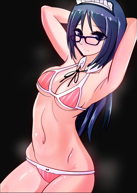 黒背景だと途端にえっちになるなぁ 