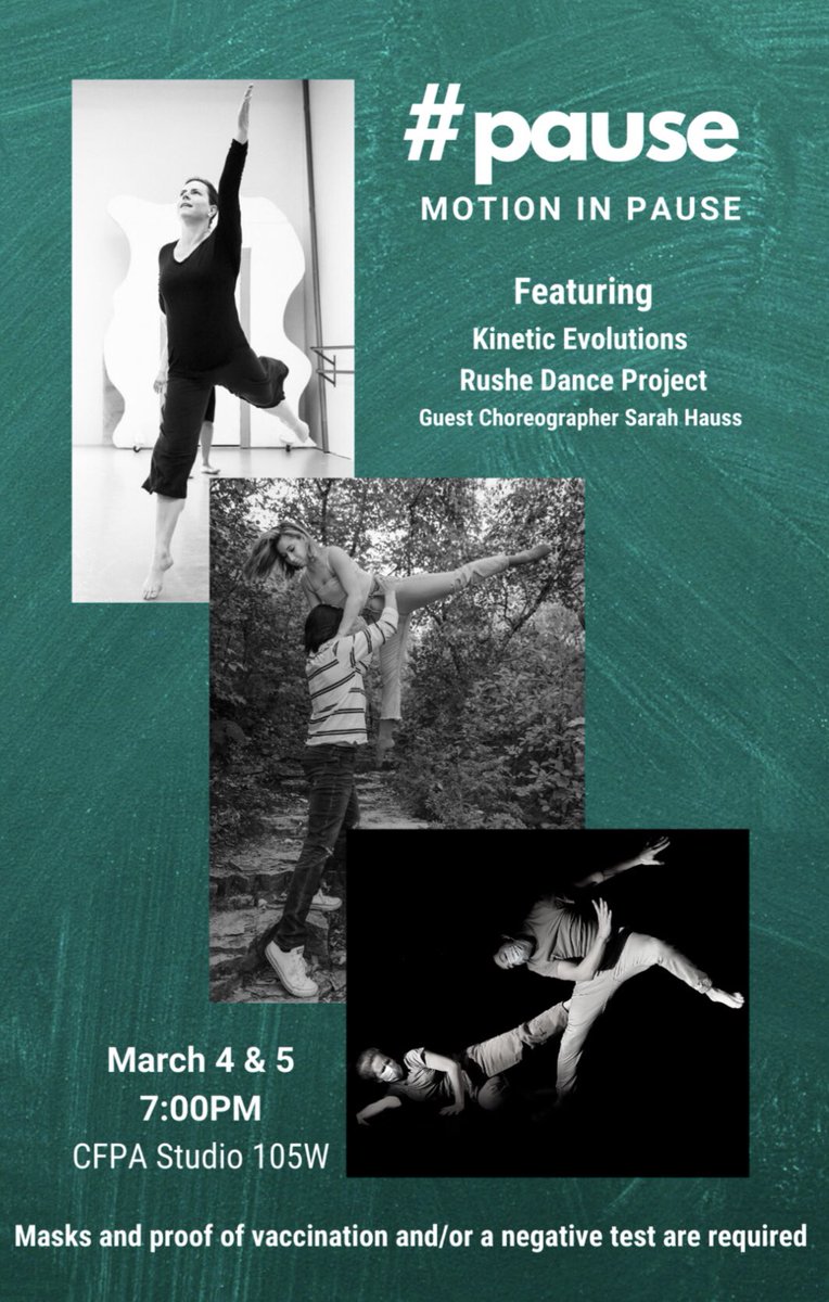 KineticEv's tweet image. Come see our dance show with Rushe Dance Project on March 4th & 5th at 7PM at the Center for Performing Arts. facebook.com/events/2822754…