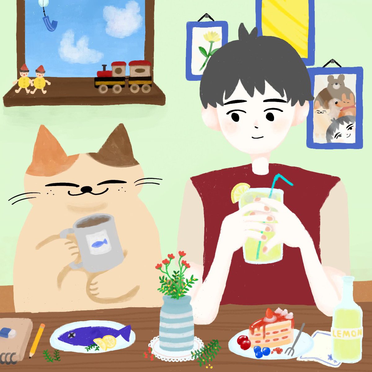 go_gi56's tweet photo. 내 프로필에 있는 고영..!╰(*´︶`*)╯♡ https://t.co/muNUctXF8v