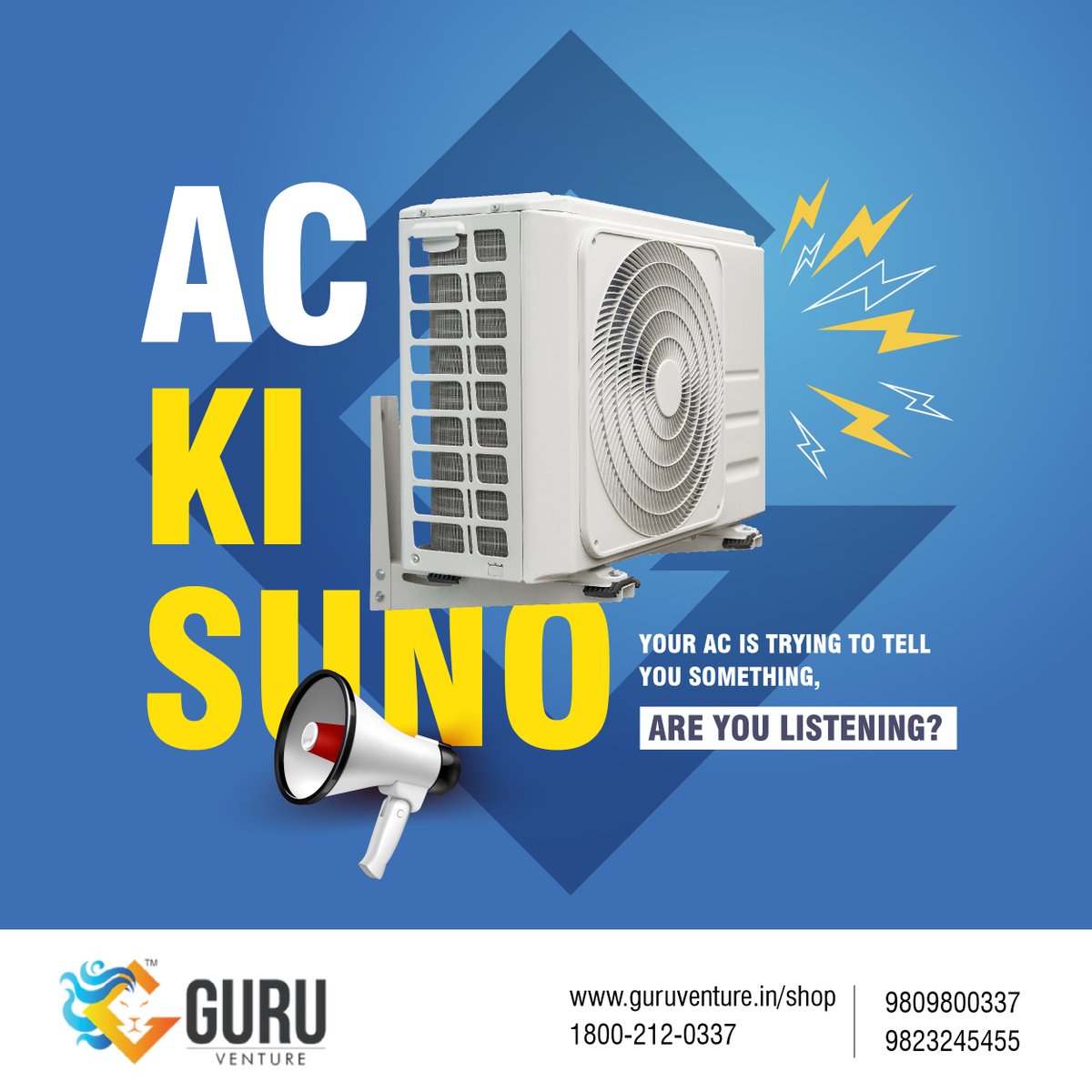 guru_venture's tweet image. Har AC kuch kehta hai! 
What’s your’s trying to say? 
.
.
.
.
#acprotector #guruventure #acprotection #ackisuno #protectyourac