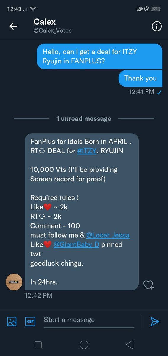 elluvn's tweet photo. 📢 CALLING ALL MIDZYY ❗❗❗

I GOT ANOTHER DEAL FOR #ITZY #RYUJIN 
For 10,000 Vts in FANPLUS

Rules:
Like - 2k
RT  - 2k (QRTS ARE INCLUDED)
Comment - 100
must follow - @Calex_Votes &amp; @Loser_Jessa 
Like - @GiantBaby_D pinned twt

RETWEET AND LIKE TO SPREAD

ENDS IN 24HRS https://t.co/44cA0VYgpk