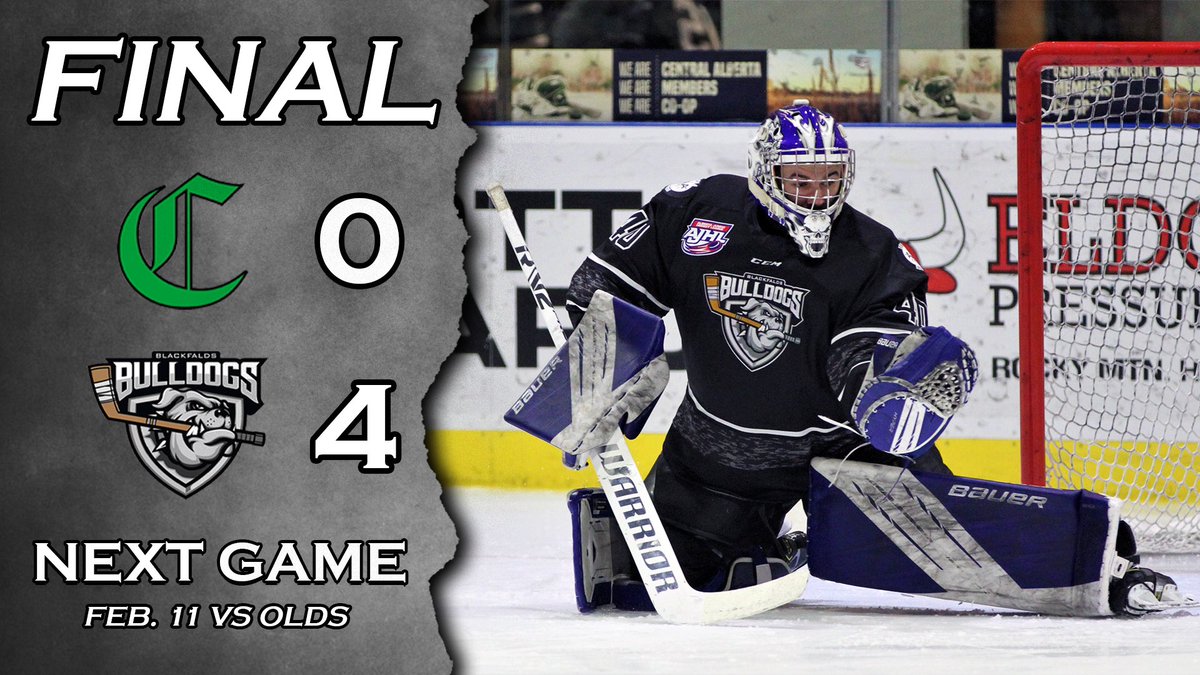 We defeated the <a href="/SPcrusaders/">Sherwood Park Crusaders</a> 4-0 on Wednesday night registering our FIRST shutout victory in franchise history!! 

⭐️ (G) Brock Lott (29 saves) earns his first career shutout, in his first career #AJHL start, receiving ‘Player of the Game’ honours in the process! 💪 #GoBulldogs