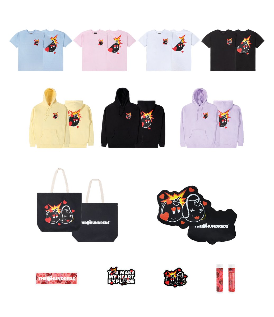 thehundreds's tweet photo. Catch feelings with our Adam in Love Collection 😍👀 Available now! 💣  Select colorways for ABS Holders! // https://t.co/3idrXJKaMw https://t.co/4Hmj3llFYb
