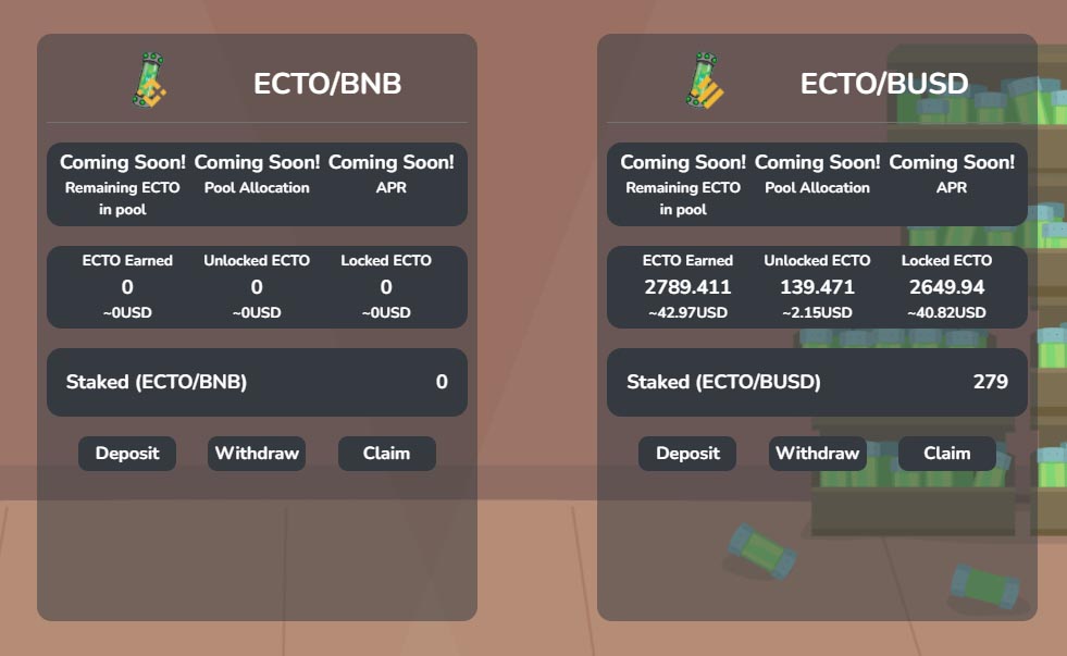 demvitor's tweet photo. @GhostBlockNFT @GhostBlockNFT Buy $ECTO tokens to pair with BNB/BUSD and stake it to earn more!

#BSC #PlayToEarn #P2E #NFTs #NFTcommunity #BNB #BSC #GhostBlockNFT https://t.co/zeY8ZLiU9G