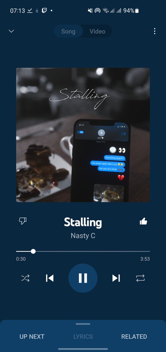Hlanganani_SA's tweet image. #NowPlaying #ListeningTo #Stalling Stalling by Nasty C