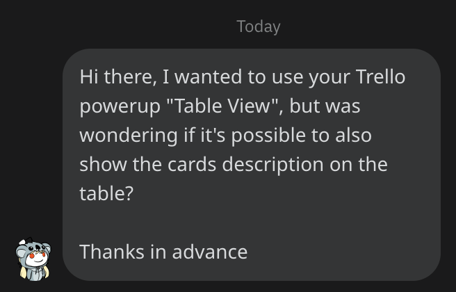 tinypupsclub's tweet photo. someone on reddit DM'd me asking for card descriptions to show up in Table View https://t.co/QPJ6s8wqm5