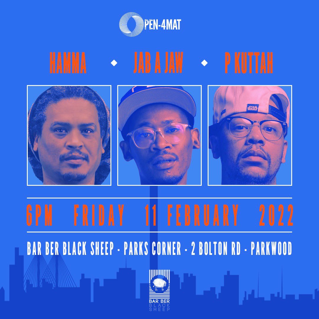 NoShadowJab's tweet photo. #GigGuide
• Tonight -
📍Bond Society at @Victoria_Yards
• Friday, 11 Feb -
👉🏾 #KayaDrive on @kayaon959
👉🏾 #Open4MatZA
📍 Barber Blacksheep
• Saturday, 12 Feb - TBA
• Sunday, 13 Feb -
👉🏾 #TheArtistIsPresent
📍 (Genop House, 15 Hulbert Road, New Center, Shelby) https://t.co/HCgzxwLa02