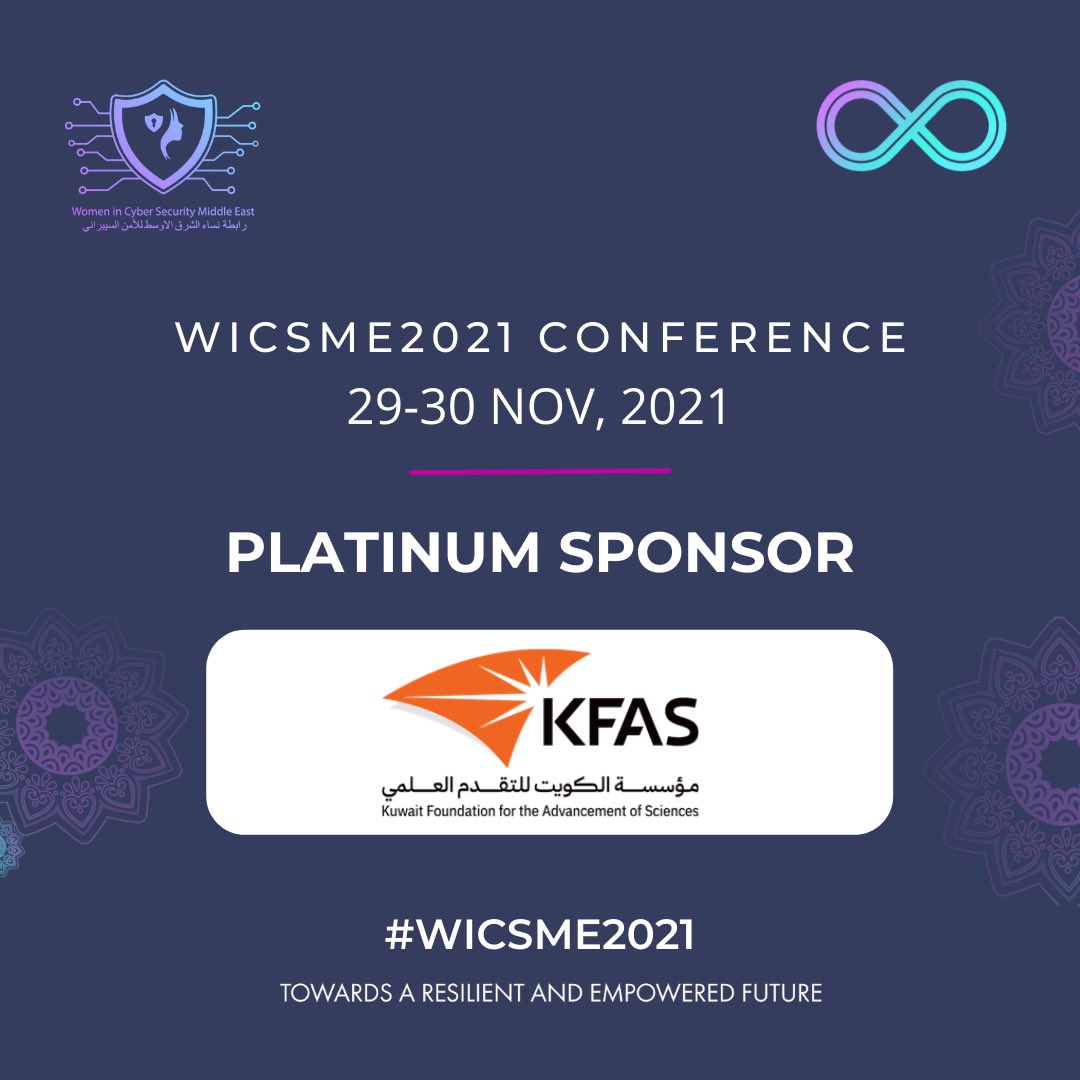 WiCSME's tweet image. 🤝🏻🌟Our #Platinum Partners in Success🌟🤝🏻

@WiCSME would like to thank our esteemed Kuwait Foundation for the Advancement of Sciences (@kfasinfo) for being The Platinum Sponsor for Two consecutive Years of our Annual Conference #WiCSME2021

#WiCSME #MiddleEast #MEA #KFAS
