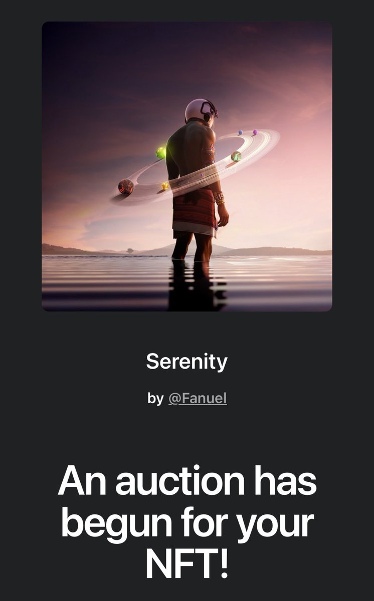 Fanuel_Leul_'s tweet photo. @mr_gramps started an auction on one of Tranquil Sea collections "Serenity" on @withFND ! 💥

https://t.co/i6qqNjxJjB

Thank you so much for supporting my art!🙏🤍 https://t.co/55QwP7nMG3