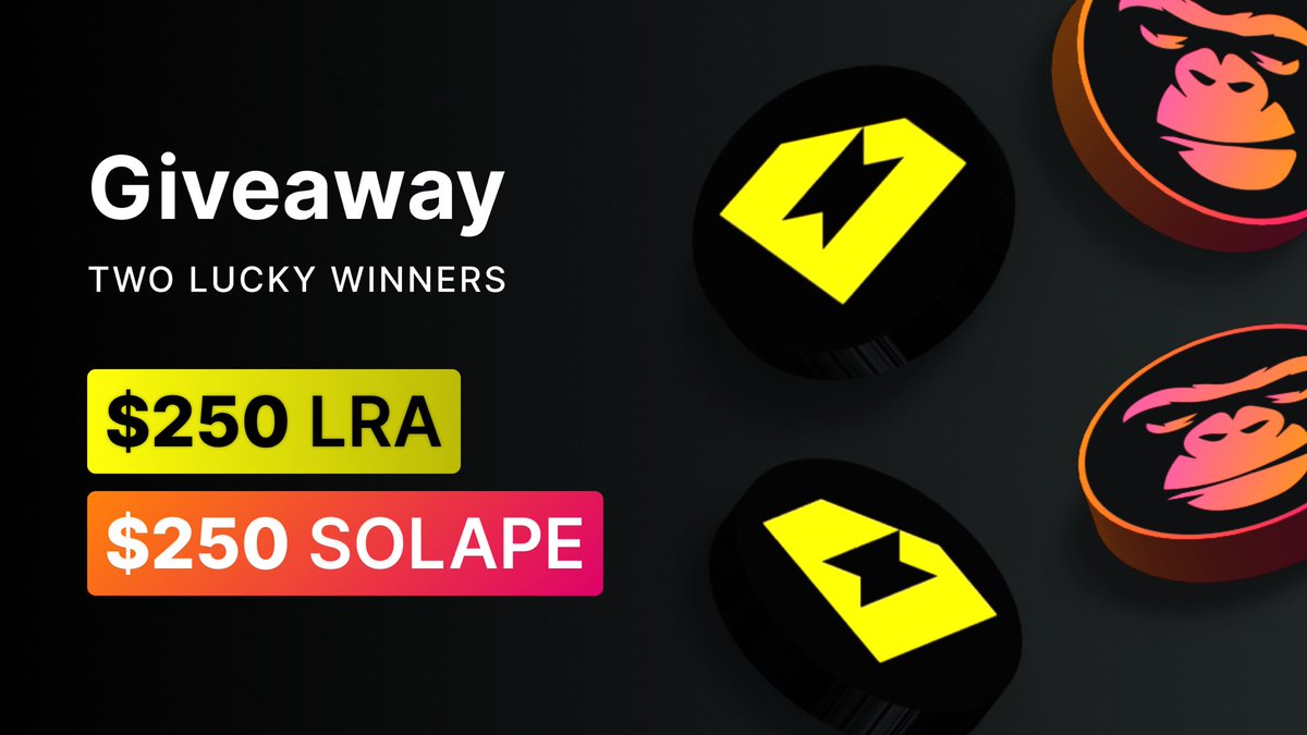 SolApeDEX's tweet photo. In collaboration with Lumos Exchange we’re launching a $500 giveaway!!

Here are the requirements:
- Follow @SolapeFinance &amp; @LumosExchange 
- Tag 2 friends
- Post your best attempt at drawing a lovely monkey 😋

Winners will be chosen on Valentines Day!! https://t.co/IJS9aZqIHv