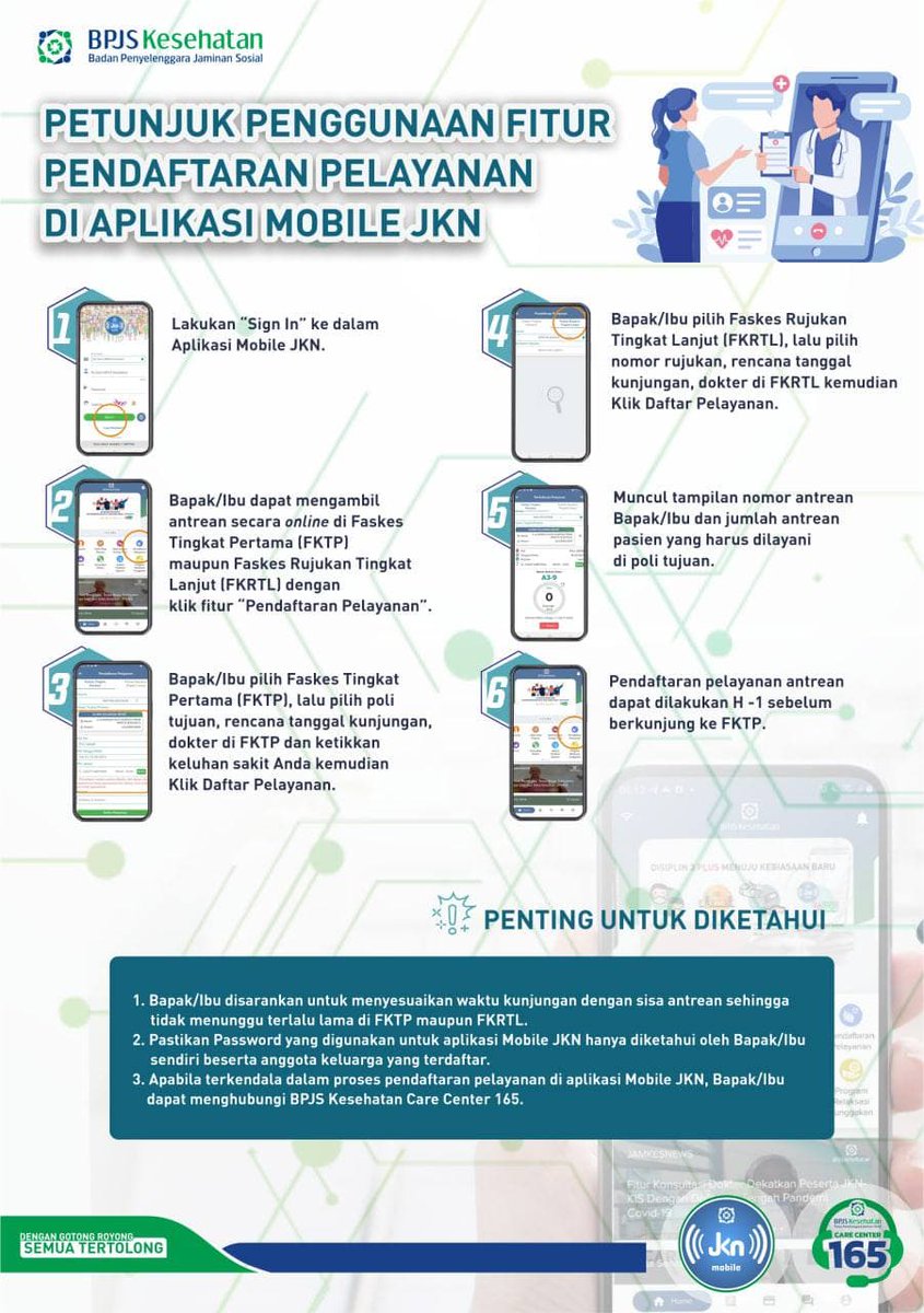 primanrmla's tweet photo. ❌Antri lama di Puskesmas/Klinik ?
❌Bosen nunggu dan ga tau dipanggilnya kapan ? 

✅ Sekarang, kita gak perlu lagi ngantri lama di Fasilitas Kesehatan Tingkat Pertama (FKTP) Klinik/Puskesmas karena kita sudah bisa menggunakan #AntreanOnline di #MobileJKN lhoo .... https://t.co/2FEutZgyRF