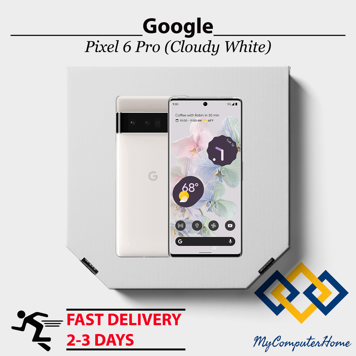 MyComputerHome's tweet photo. Google Pixel 6 Pro, now available in all colours and storage options! https://t.co/dWn6hE4dZC https://t.co/g9TkJrRE0t