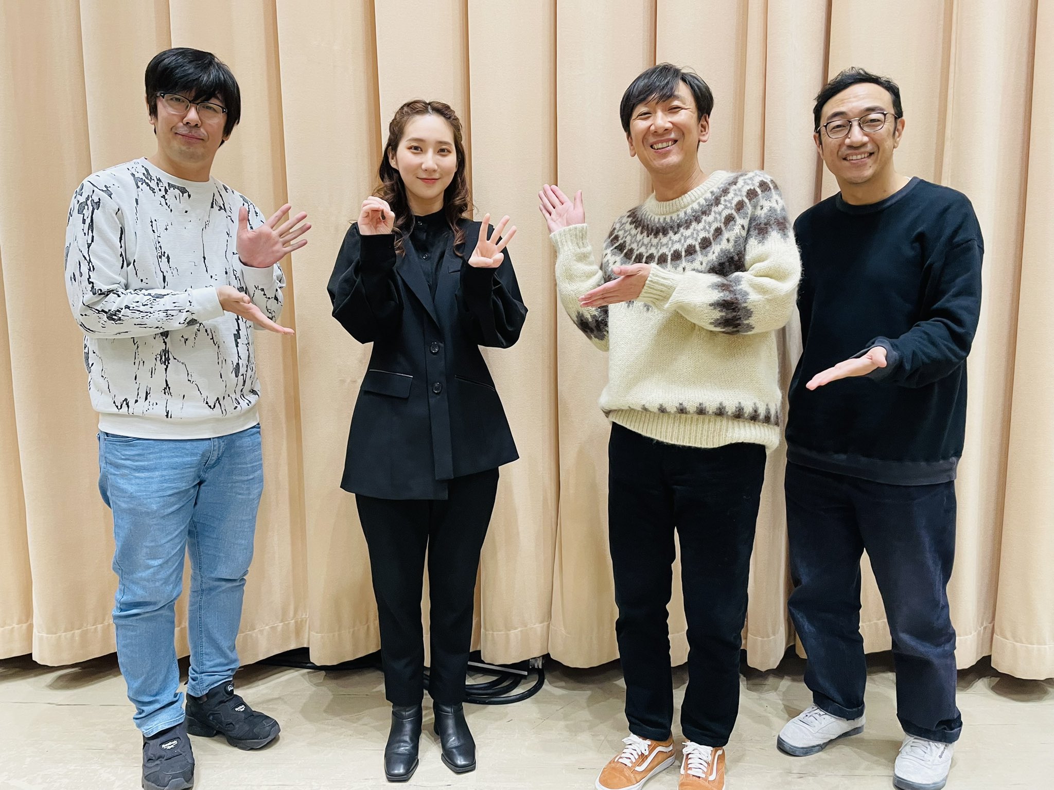 東京03飯塚 今夜 Nhkラジオ第1 東京03の好きにさせるかッ ゲストはファーストサマーウイカさん こんなにじっくりお話聞くのは初めてでしたが やっぱりすごく面白い方でした そして4人のラジオコントは かもめんたるう大君が脚本 こちらもさすが