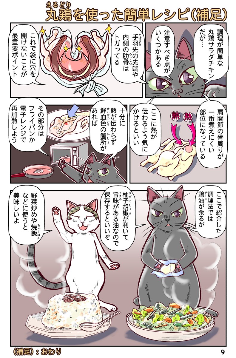 4ページ漫画2本では網羅しきれなかった補足情報まとめました。
#漫画が読めるハッシュタグ #ねこねこくっきんぐ 
