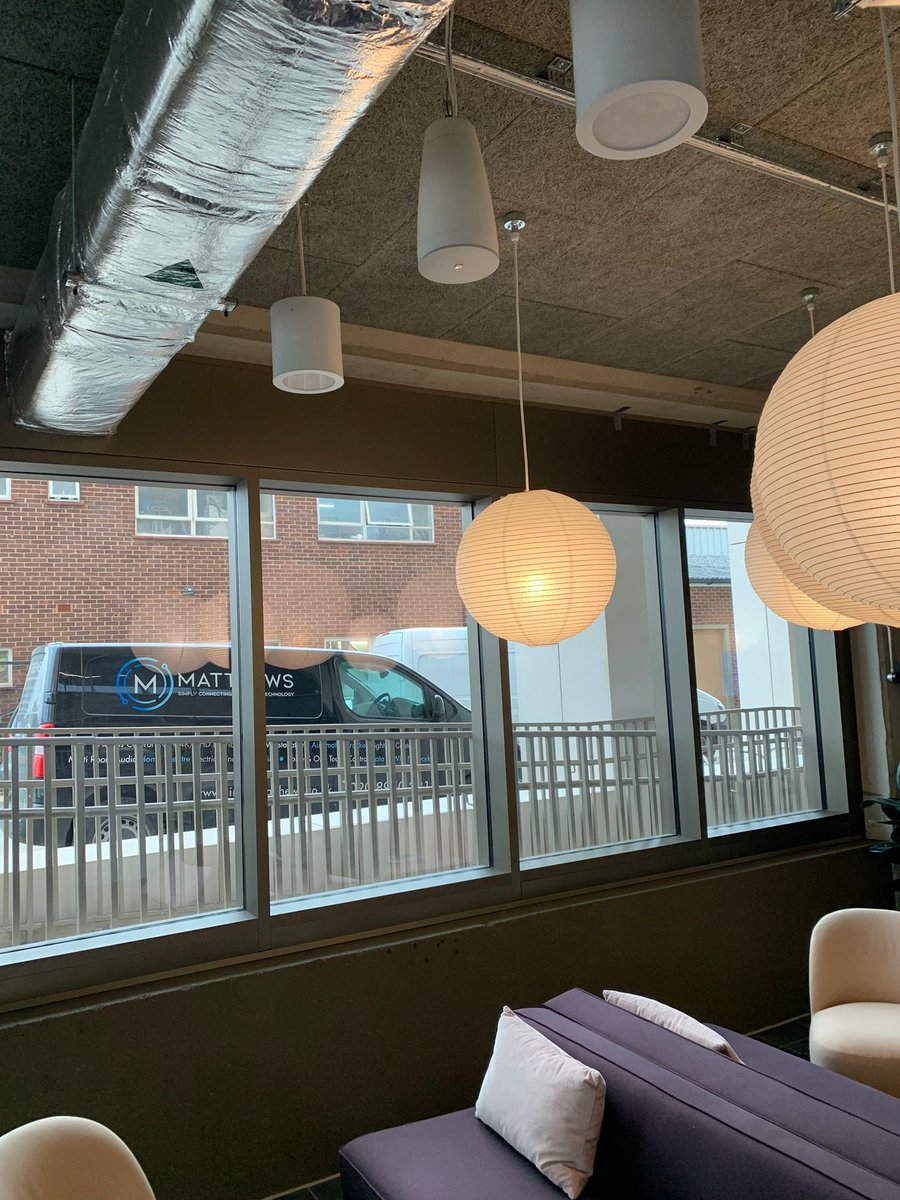 SimplyMatthews's tweet photo. Recent photos from our latest commercial audio project featuring @YamahaCommAudio and @SonanceSpeakers throughout #proaudio #audiovisual #installation #speakers @habitechlimited https://t.co/s3C2VRqQbt