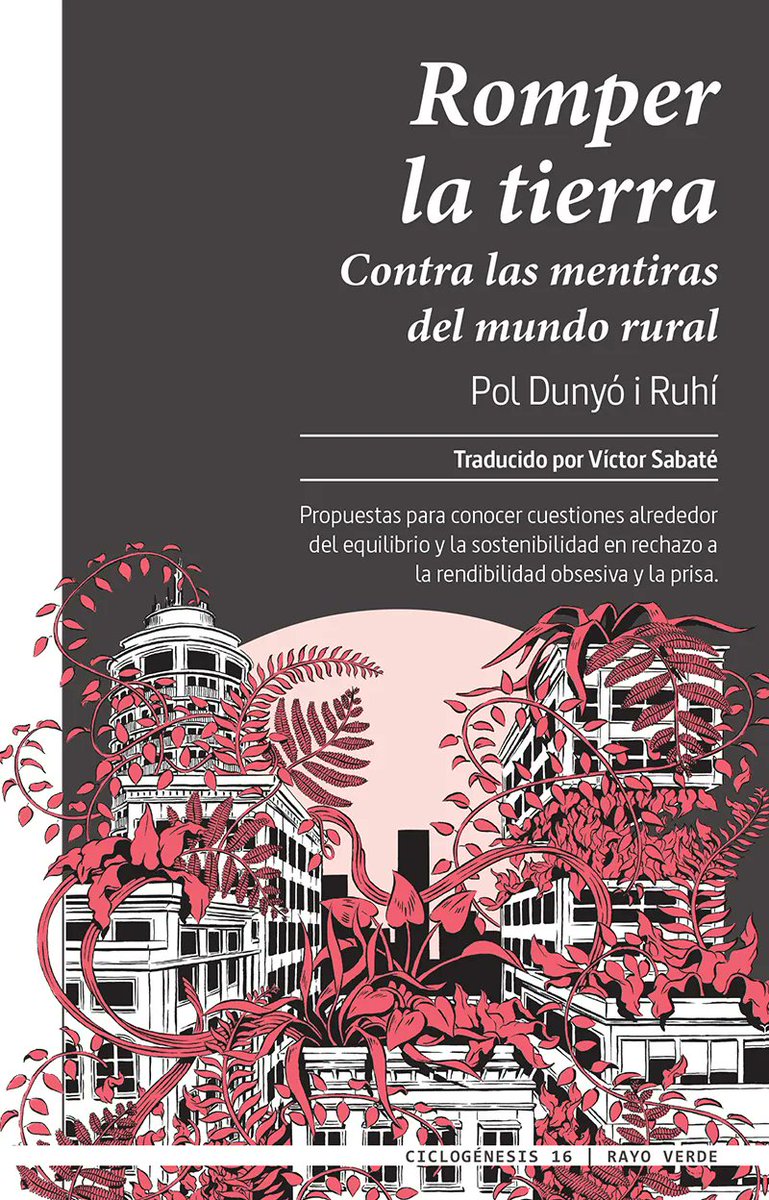 «Tildar la mentalidad campesina de reaccionaria —una costumbre muy extendida durante generaciones— no solo es una exageración, a mi entender, sino un error».

ROMPER LA TIERRA, de Pol Dunyó @turodenrompons , trad. Víctor Sabaté

buff.ly/3viLwQ2