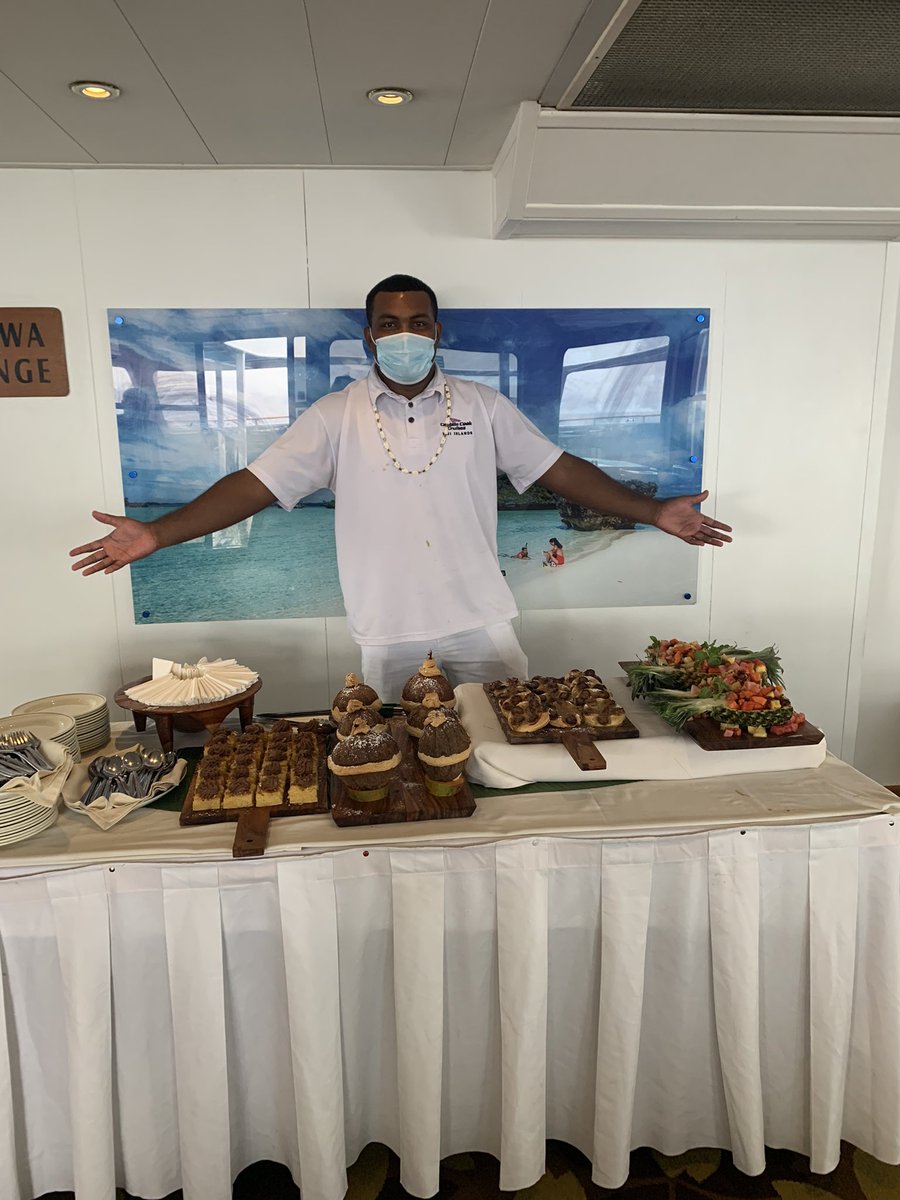 askoltu's tweet photo. Connecting to people & nature and disconnecting from terrestrial world on @CCCFiji cruise to Lau group in Fiji.
Scuba diving with Viti Water Sports was top! So was the food!
#CaptainCookCruises #VitiWaterSports #DeepBlueFiji @TourismFiji https://t.co/XMnhdIL5R9