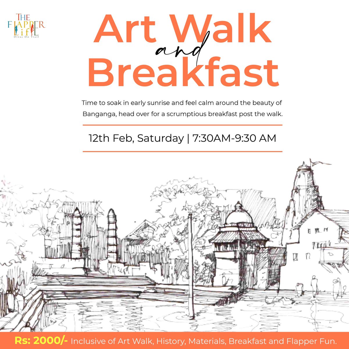 Join us for #ArtWalk & Breakfast in city and explore ancient heritage , holy temples, the absolute harmony of traditional and modern architecture that makes the #BangangaWalk worth exploring in #Mumbai !

Inbox us for Details ! 
#OneDayExperiences #ExplorewithTFL  #theflapperlife