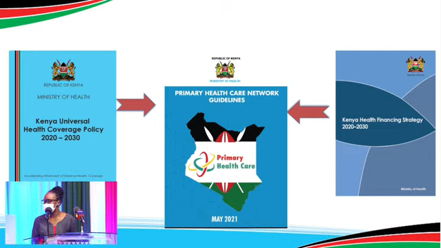 The PHC policy documents being launched today are; 

1⃣ Primary health care Network Guidelines, 
PHC Advocacy, 
2⃣ Communication and Community Engagement Framework, 
3⃣ CHVs Certification Guidelines, 
4⃣ CHC Curriculum and the Community Score Card. #AfyaYetuJukumuLetu #CHU4UHC