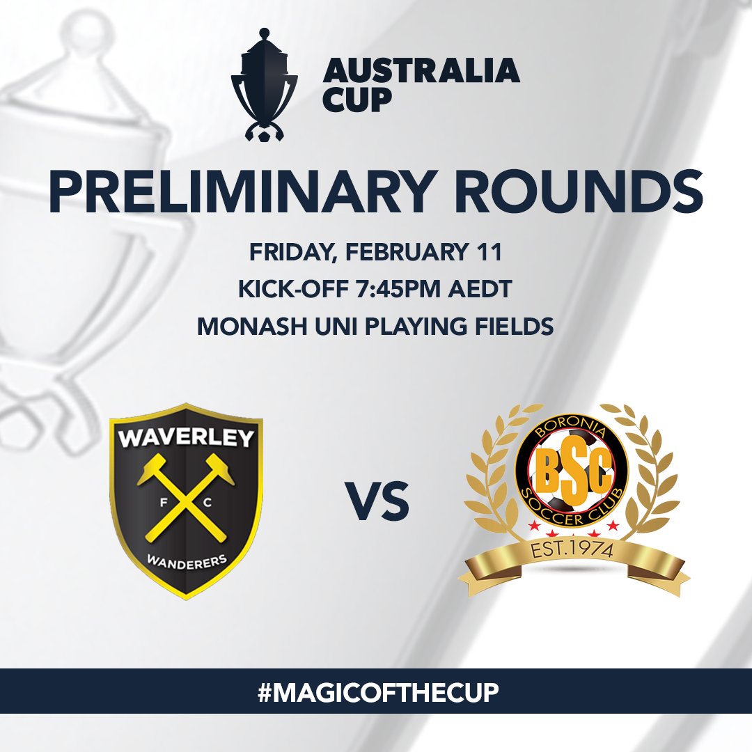 2️⃣4️⃣ hours to go!

The 2022 Australia Cup kicks off tomorrow with Victoria's Waverley Wanderers & Boronia SC going head-to-head in the opening match of this year's competition 🏆

#MagicOfTheCup