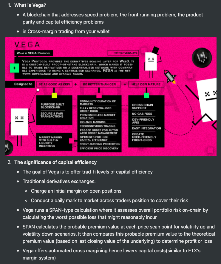 mcs_davids's tweet photo. $Vega Protocol Notes
What do? : Decentralized cross-margin trading platform
Mcap : $91m
Chain : Cosmos SDK
Consensus : Tendermint + Wendy(front-running mitigation)
@vegaprotocol @barnabee 
https://t.co/Ja8CJWUnC9 https://t.co/SYB6PSbCVg