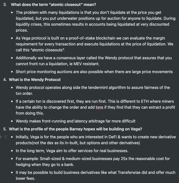 mcs_davids's tweet photo. $Vega Protocol Notes
What do? : Decentralized cross-margin trading platform
Mcap : $91m
Chain : Cosmos SDK
Consensus : Tendermint + Wendy(front-running mitigation)
@vegaprotocol @barnabee 
https://t.co/Ja8CJWUnC9 https://t.co/SYB6PSbCVg