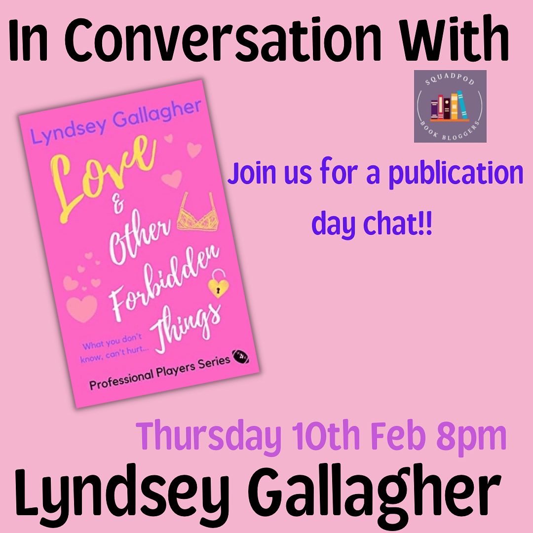 Publication day of #loveandotherforbiddenthings 

I’m joining <a href="/Squadpod3/">The SquadPod Collective</a> for a chat tonight on Instagram!! 

Don’t miss it!!
