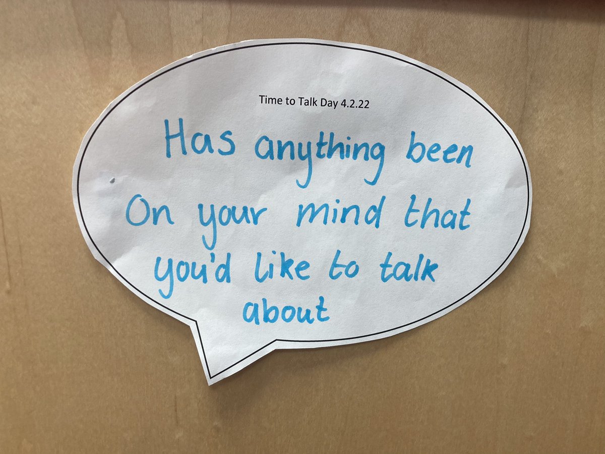 BHSRRSA's tweet photo. Time to Talk Day is a day every year to come together to talk, listen and change lives. Look out for our time to talk speech bubbles all around the school! @BHSSRRSA @BHS_SupportDept https://t.co/OCf4B2dGUl