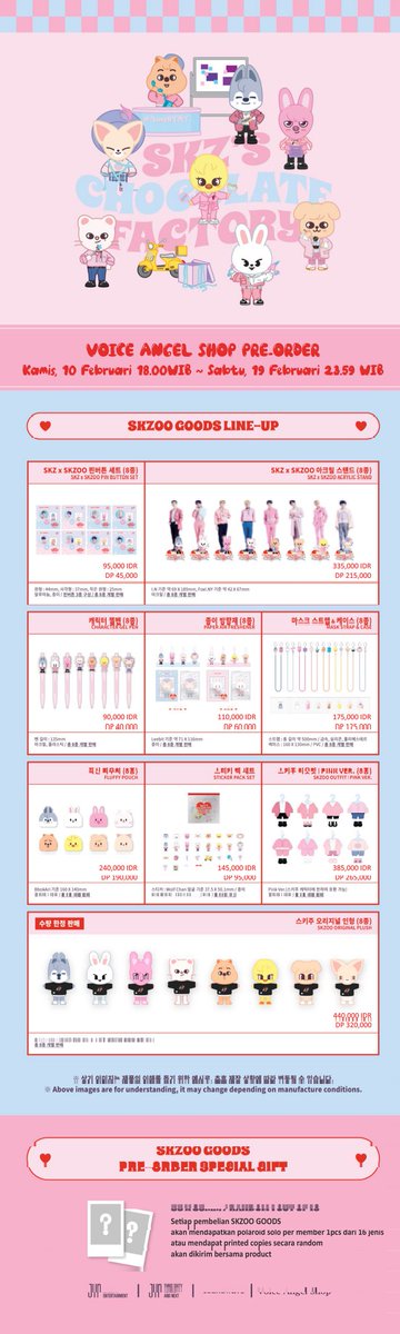 [HELP RT]
PRE-ORDER
STRAY KIDS: #LOVESTAY FANMEETING MD

[Harga pada gambar tertera]

SKZOO PLUSHIE bisa CICILAN

Form SKZ: tiny.cc/VASSKZCF
Form SKZOO: tiny.cc/VASSKZOOCF

#VAS_STRAYKIDS #VAS_SKZ