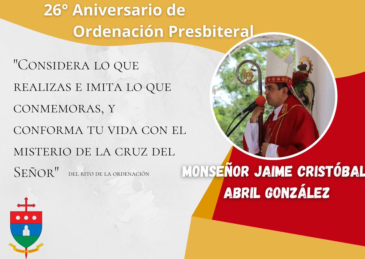 #AniversarioSacerdotal Dios benfiga la vida y ministerio de nuestro Padre y Pastor