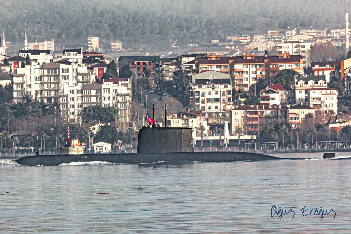 OguzEroguz1's tweet image. #TurkishNavy's #Type209-1400 #GürClass #submarine #TCGBurakreis #S359