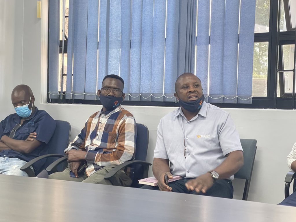 ceotelnam's tweet photo. #ZambeziWeAreLive #Fibre #Katima #StaffEngagement #StakeholderEngagement #StopCopperTheft #Sabotage https://t.co/xMdXjm1uUd