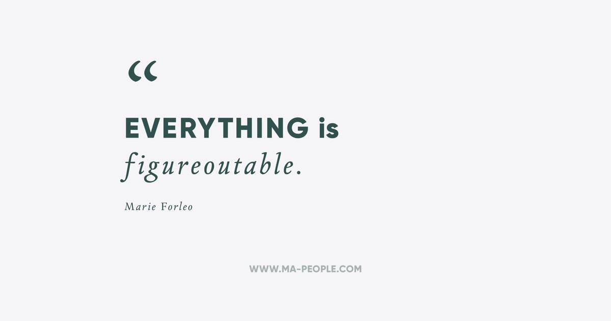 MAp_Consultancy's tweet photo. We all start January with strong resolutions and high hopes. But was your start to the year bumpy? 

Trust us (and Marie Forleo): EVERYTHING is figureoutable 👍🏽 To learn her playbook for success, head here > https://t.co/d3pKOr7kGq

#mappingoutabetterfuture #marieforleo #success https://t.co/bw8TO1Y252