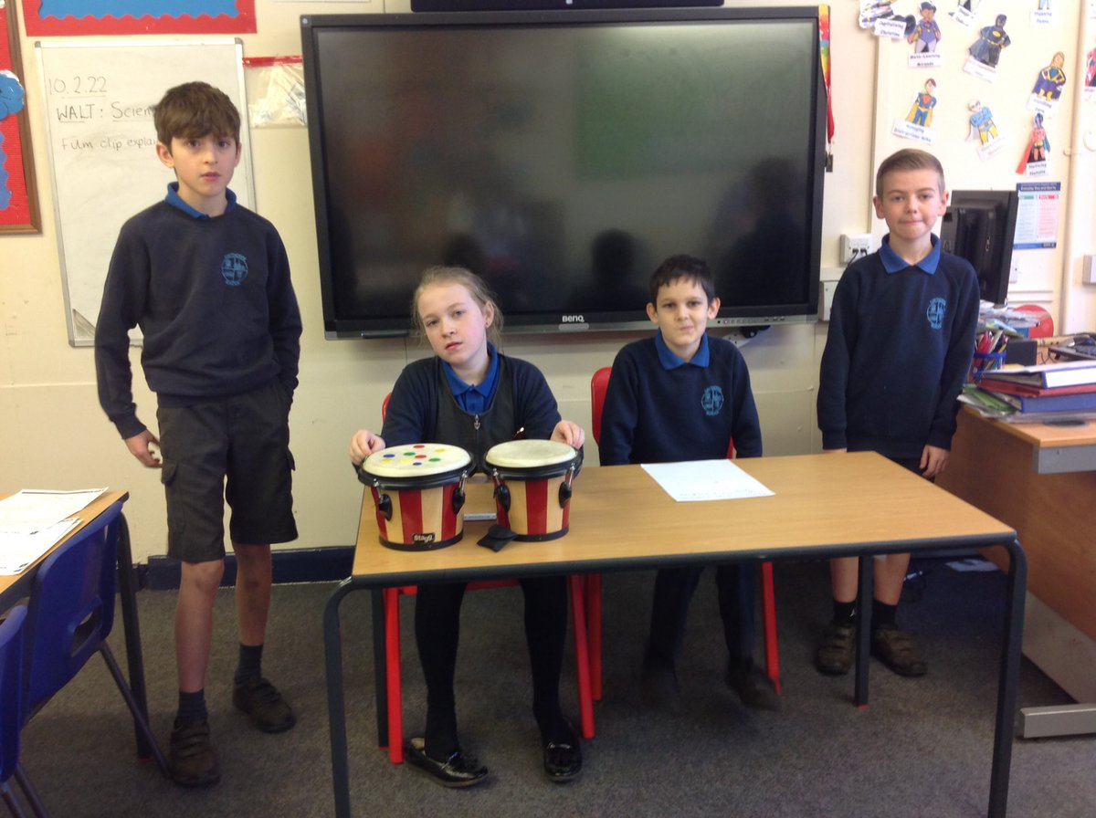 caythorpeclass5's tweet photo. In science we have been learning about sound. Today we used all our knowledge to produce a short TV clip "The Science of Sound." https://t.co/H2L2LfX6tI