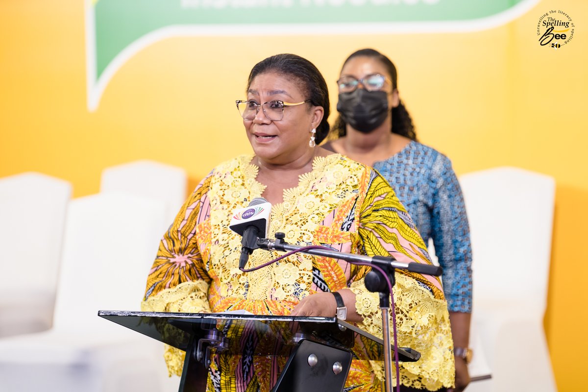 tnsbeegh's tweet photo. "My beautiful Rebecca 🥰"
The First Lady @RAkufoAddo was present at the finals of The Spelling Bee last Saturday, thank you for coming Madam.
#SpellingBeeyondBorders #WordsOverMasks #TheSpellingBee https://t.co/Ekc6kgDwHd