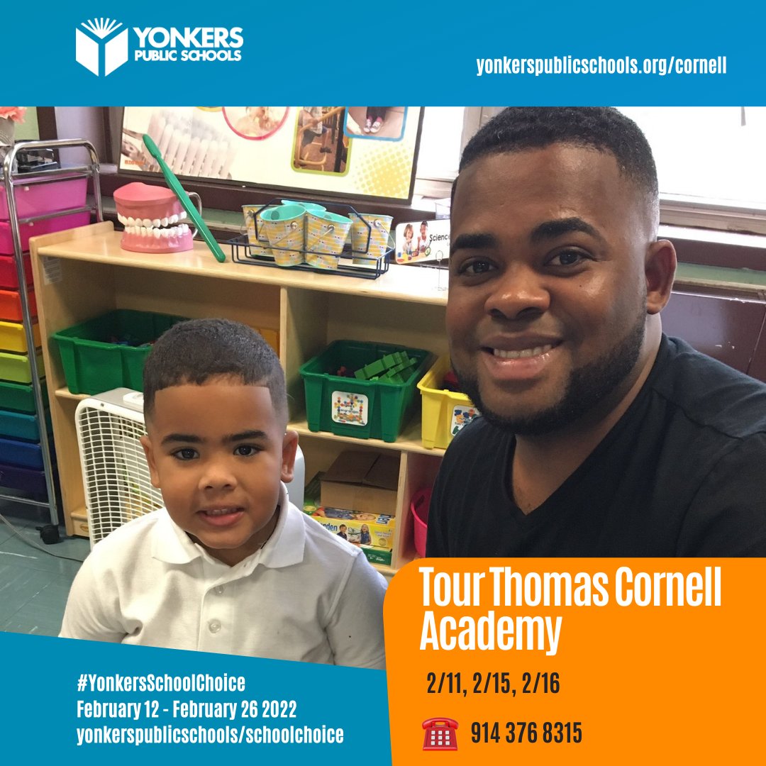 YonkersSchools's tweet image. #YonkersSchoolChoice Parents! Curious about a #duallanguage program for your child? The Thomas Cornell Academy is a must visit school! Designed for native English speakers &amp;amp; English Language Learners, the goal is bilingualism &amp;amp; biliteracy. Schedule: yonkerspublicschools.org/school-choice-…