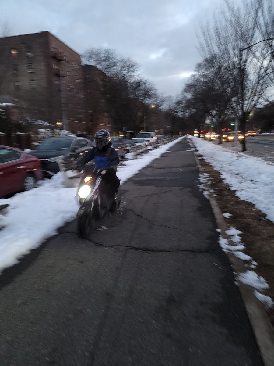 OPSNeighbors's tweet image. And yet @NYC_DOT @NYCParks haven't repainted Ocean Parkway pedestrian lanes since repaving road back in 2017. A scant handful of signs and they think they've done their job. Meanwhile, it's often unsafe to walk due to motorbikes and dangerous cyclists.