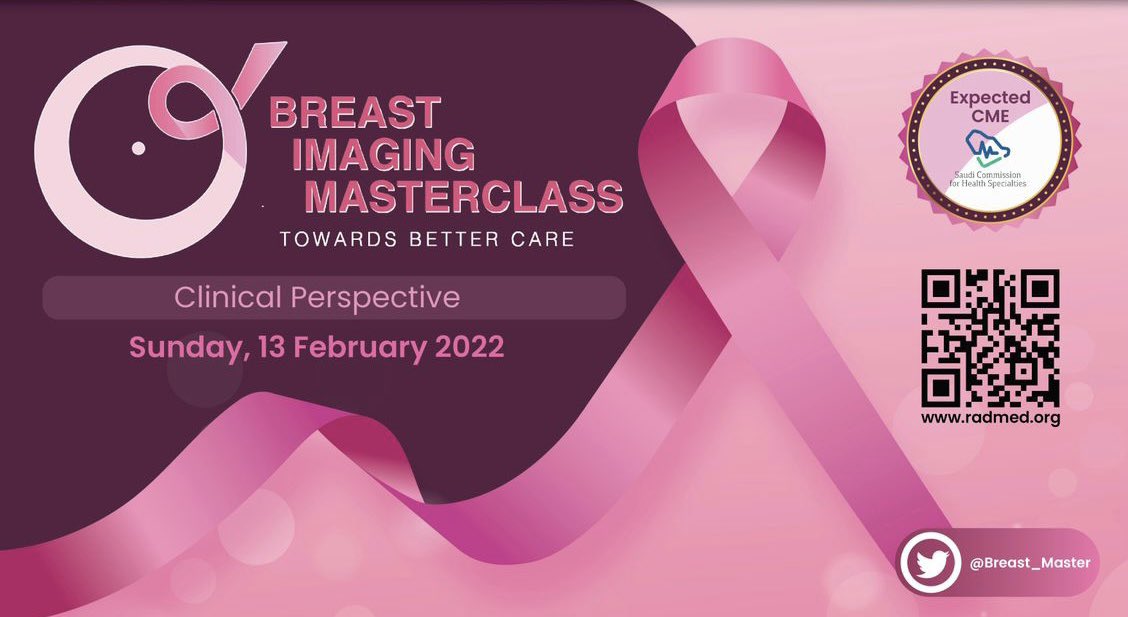 NKhoumais's tweet photo. Looking forward to interact with @Breast_Master audience on Feb 13. the course is held in conjunction with the diagnostic and interventional track. #breastcare #breastcancerawareness https://t.co/GPfGLSyFin