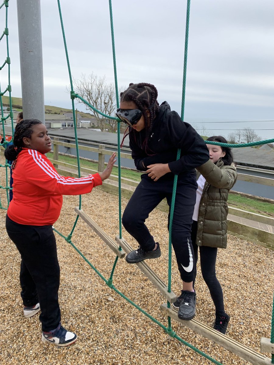 Low Ropes - Keeping our balance and trusting our ninja squirrels 🐿 ⁦<a href="/woodberrydownN4/">Woodberry Down</a>⁩ ⁦<a href="/NewWaveFed/">New Wave Federation</a>⁩
