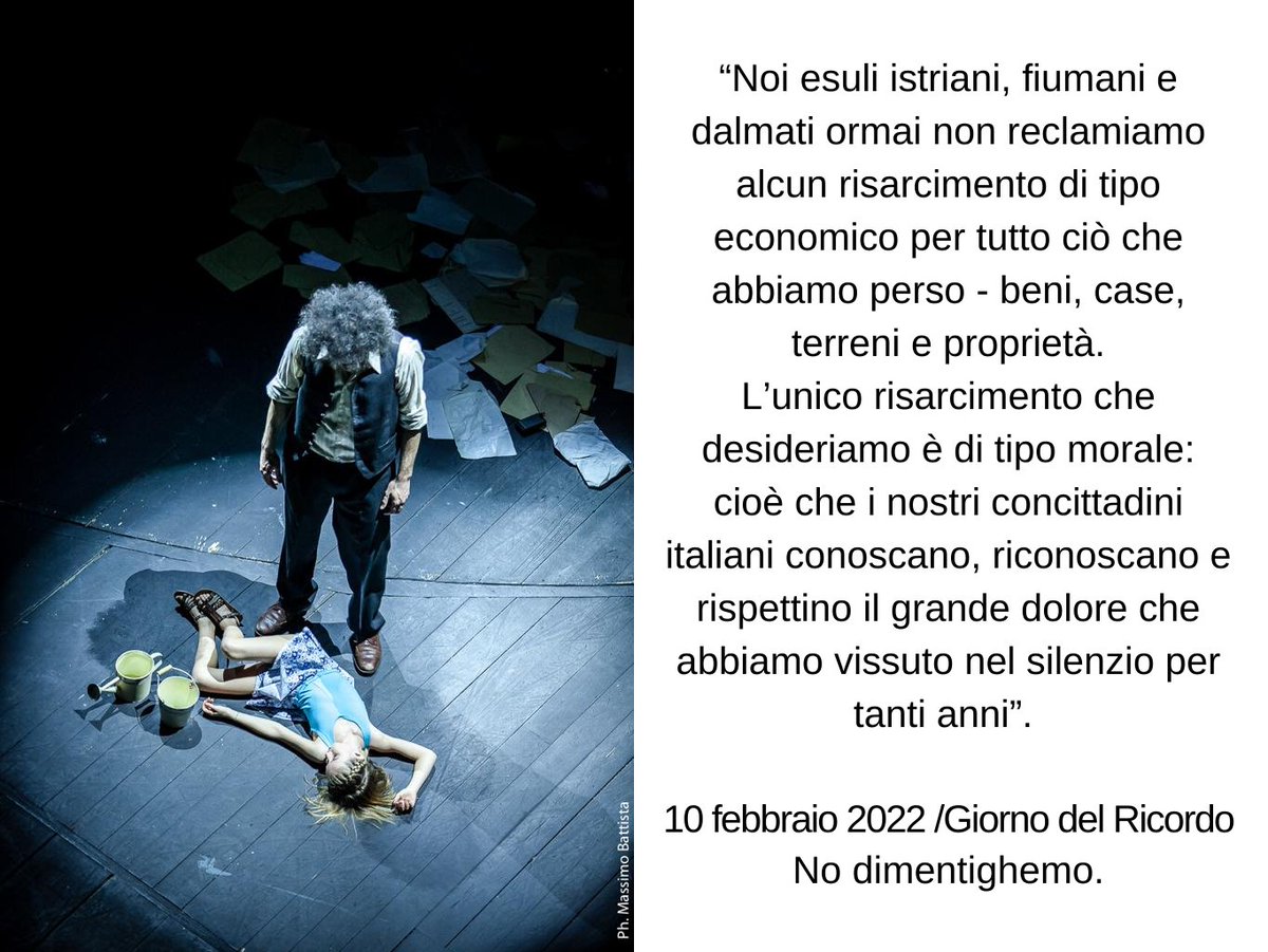 scristicchi's tweet image. No dimentighemo.
10 febbraio 2022 / Giorno del Ricordo

#GiornodelRicordo 
#GiornodelRicordo2022