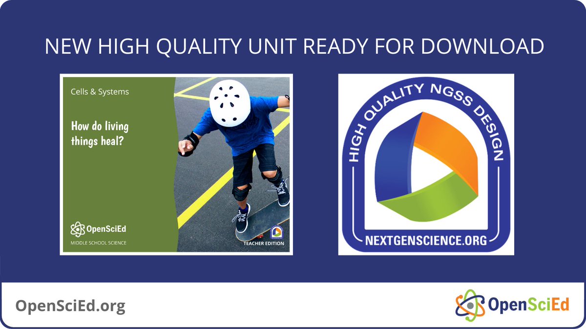 OpenSciEd's tweet photo. We are delighted to share that we have another #free #highquality science unit available for download AND...

THAT OUR 6TH GRADE COURSE IS NOW COMPLETE!

Download this unit and the rest of the 6th grade course from our website! https://t.co/1EJjv506nP https://t.co/pC29ohbrk3