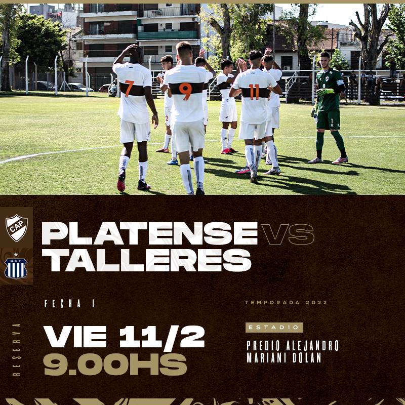 Club Atlético Platense 🇬🇧 on X: [Reserve] #TorneoLPF 🏆 #Date4