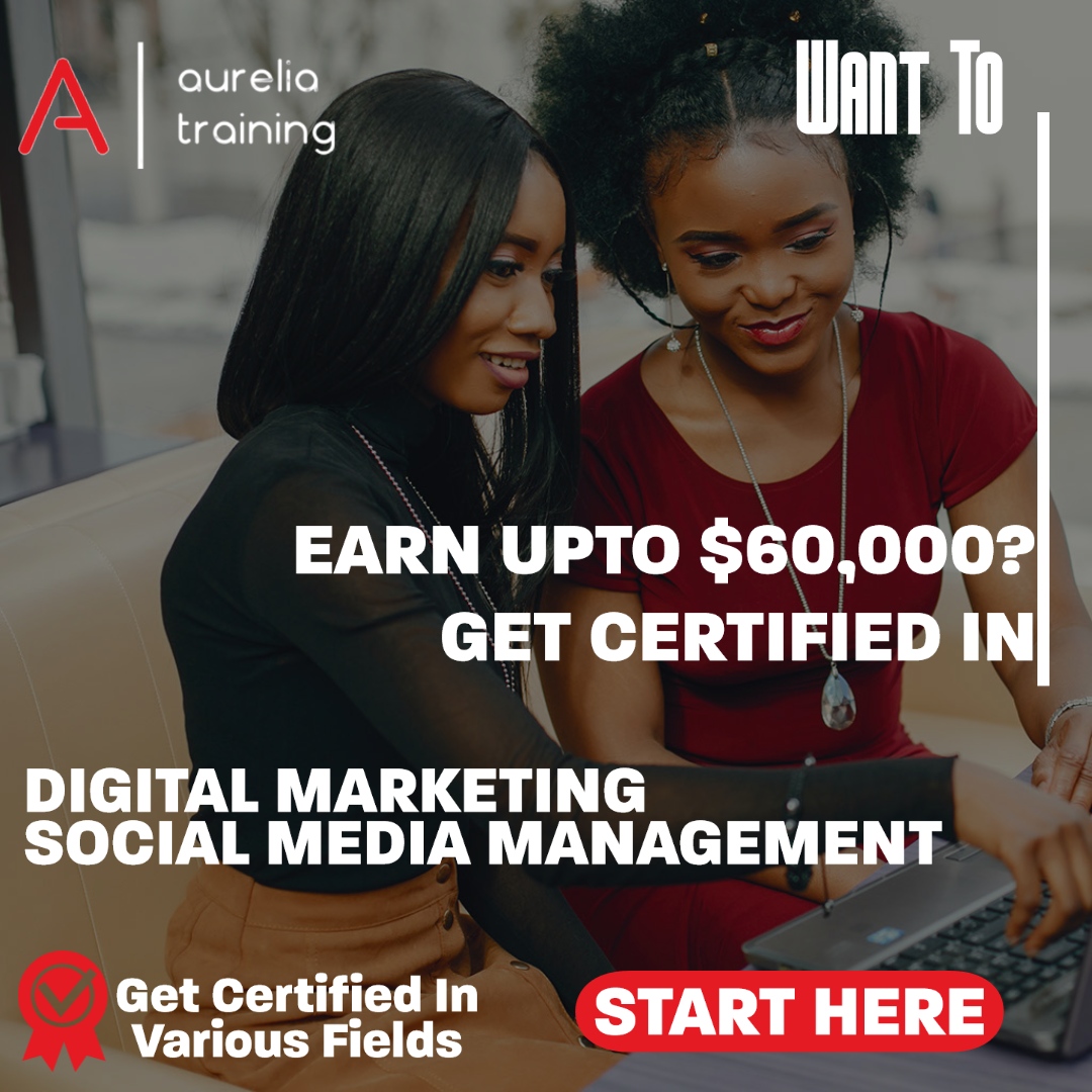 AureliaTrain's tweet image. Do you wish to earn up $60,000 as a Digital Marketer or Social Media Manager? Get certified as a Digital Marketer or Social Media Manager with Aurelia Training.
 #JobReadyProgram #Marketing #SocialMedia #MediaManager