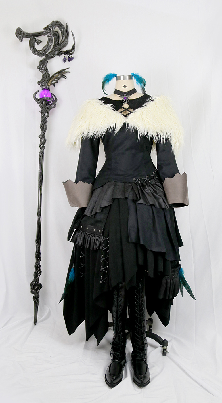 実物撮影 ファイナルファンタジーXIV FF14 ヤ・シュトラ コスプレ衣装