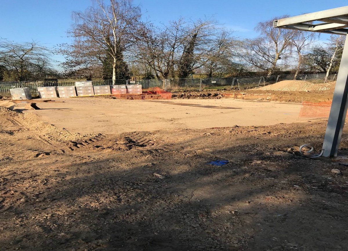 Concertus_'s tweet photo. We are currently on site at the new Breadsall Church of England Primary School. The structural steel is now complete and the brickwork to foundations are due to commence soon. We are pleased to be delivering this project on behalf of @Derbyshirecc. #project #progress #Derbyshire https://t.co/DwUjuyu2V2