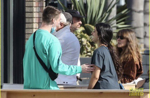 MediaTCD's tweet photo. Camila yesterday with @nickgalitzine in Los Angeles  #1 https://t.co/iEVvDm2HdU