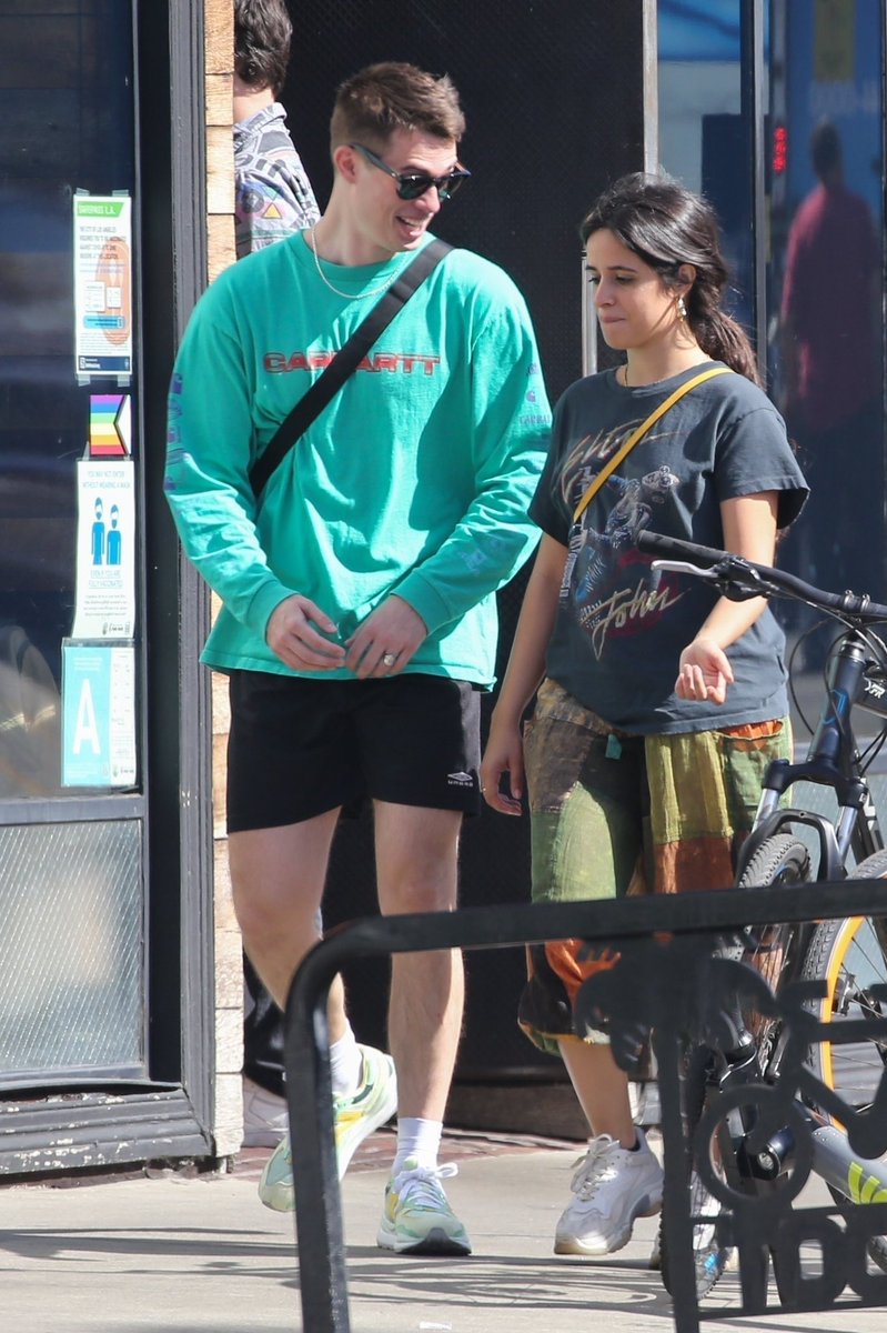 MediaTCD's tweet photo. Camila yesterday with @nickgalitzine in Los Angeles  #2 https://t.co/kvFGzuYEng